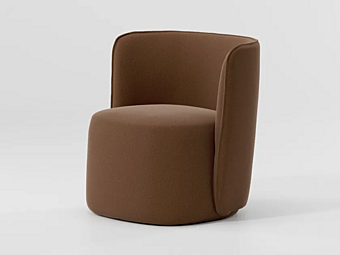 Fauteuil pivotant en tissu KETTAL O A220093200 Fauteuil pivotant en tissu KETTAL O A220093200 usine KETTAL de l'Italie