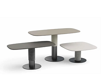 Table d'appoint réglable en hauteur en MDF Art Nova Dynamic DY80, DY110, DY130 Table d'appoint réglable en hauteur en MDF Art Nova Dynamic DY80, DY110, DY130 usine Art Nova de l'Italie
