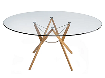 Table en cristal Orione ZANOTTA