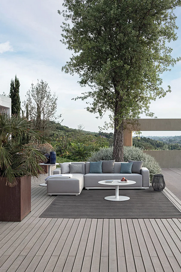 Canapé de jardin modulable en tissu 3 places Laguna 31 Atmosphera usine ATMOSPHERA de l'Italie. Foto №5