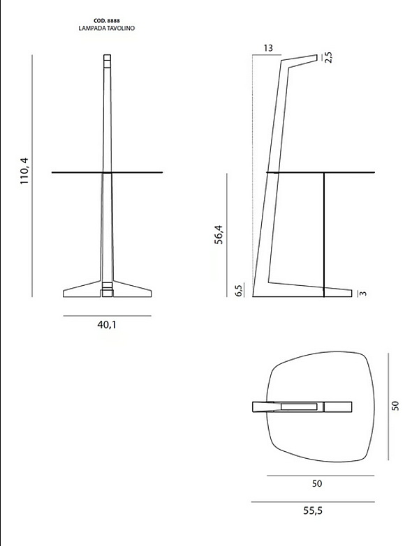 Lampe sur pied en frêne avec table basse Pinocchio Egoitaliano usine Egoitaliano de l'Italie. Foto №2