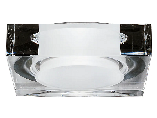 Spotlight encastré en cristal pour plafond suspendu Fabbian collection Lui usine Fabbian de l'Italie. Foto №1