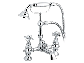 Robinet de baignoire à deux trous avec douchette antique Gentry Home usine Gentry Home de l'Italie