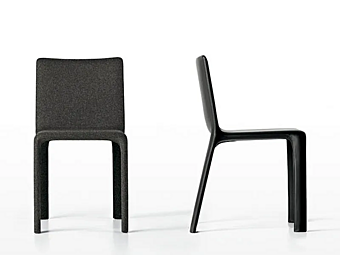 Chaise rembourrée en tissu Joko Kristalia usine Kristalia de l'Italie