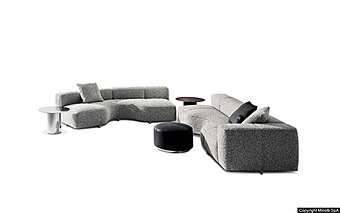 Canapé Minotti Yves Sofà usine Minotti de l'Italie