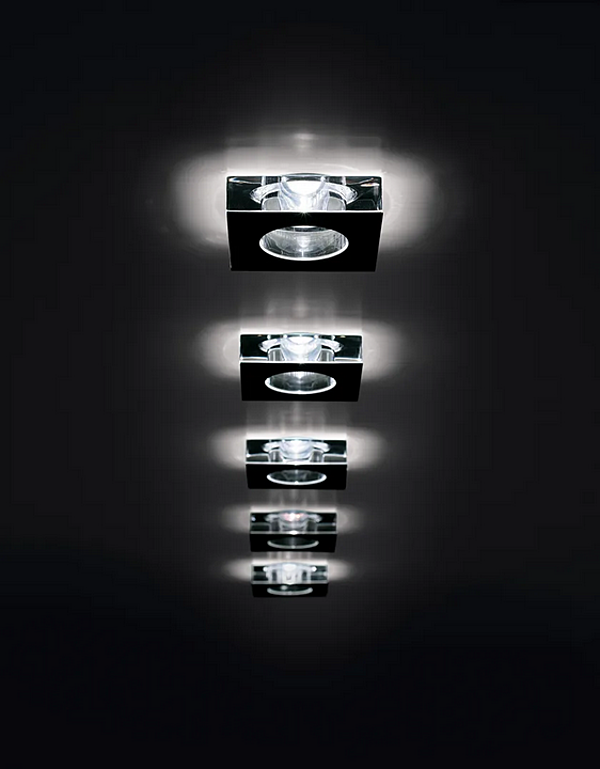 Spotlight encastré en cristal pour plafond suspendu Fabbian collection Lui usine Fabbian de l'Italie. Foto №5