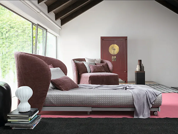 Fauteuil rembourré avec housse amovible Celine Flou usine Flou de l'Italie. Foto №4