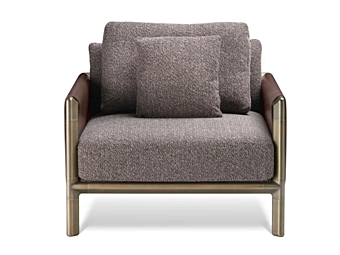 Fauteuil avec accoudoirs en métal GHIDINI1961 Fauteuil avec accoudoirs en métal GHIDINI1961 usine GHIDINI1961 de l'Italie