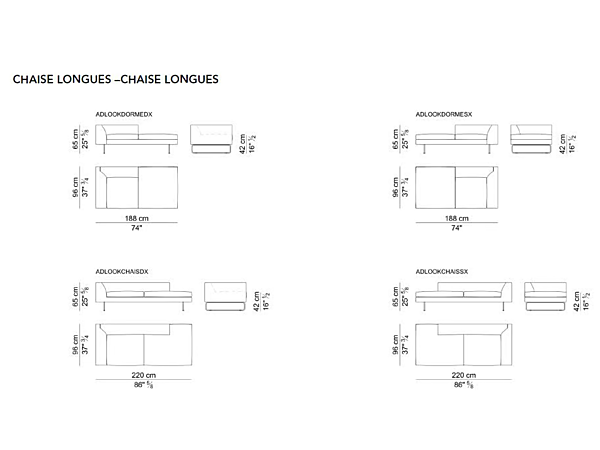 Canapé d'angle modulable en tissu avec dossier rembourré i 4 Mariani ADD LOOK usine i 4 Mariani de l'Italie. Foto №13