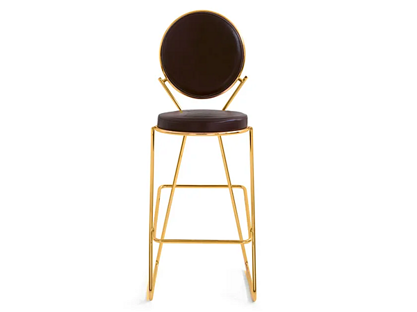 Tabouret rembourré haut double zéro Moroso usine Moroso de l'Italie. Foto №1