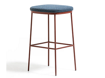 Tabouret en acier rembourré Precious Moroso Tabouret en acier rembourré Precious Moroso usine Moroso de l'Italie