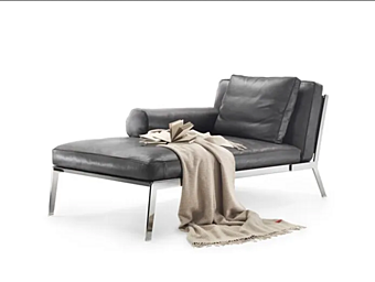 Lit de jour en cuir avec housse amovible FLEXFORM Happy Lit de jour en cuir avec housse amovible FLEXFORM Happy usine FLEXFORM de l'Italie