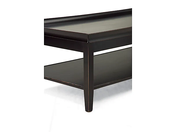 Table basse en bois avec range-revues intégré Zen MARIONI rectangulaire 02058 usine MARIONI de l'Italie. Foto №2