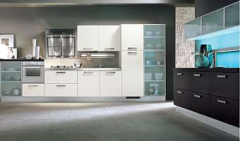 Cuisine HOME CUCINE Frontali finitura Neve e Grafite