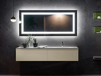 Unité de salle de bain murale simple en bois avec tiroirs ARTELINEA Riga 18 AL 577 Unité de salle de bain murale simple en bois avec tiroirs ARTELINEA Riga 18 AL 577 usine ARTELINEA de l'Italie