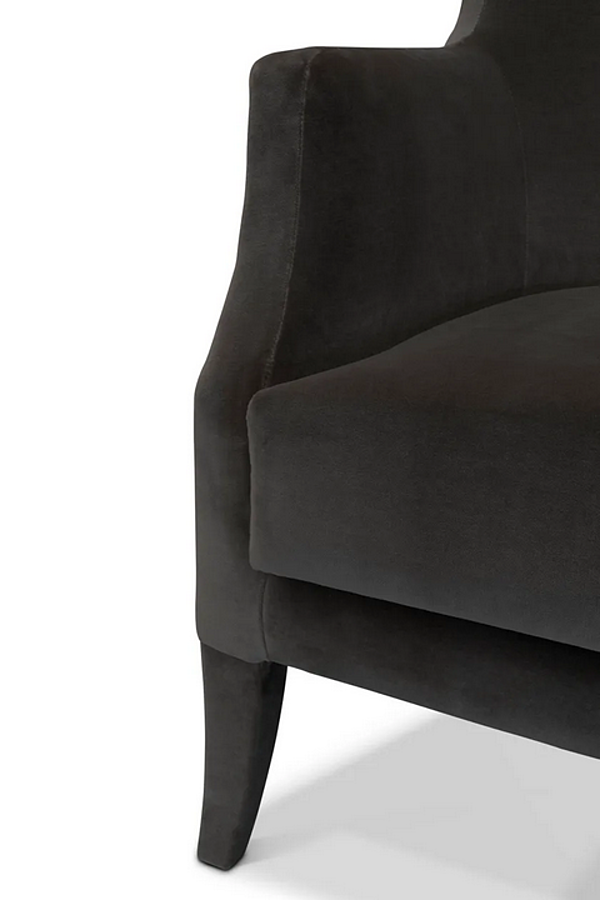 Fauteuil en velours avec accoudoirs BRABBU Dukono II usine BRABBU de l'Italie. Foto №7