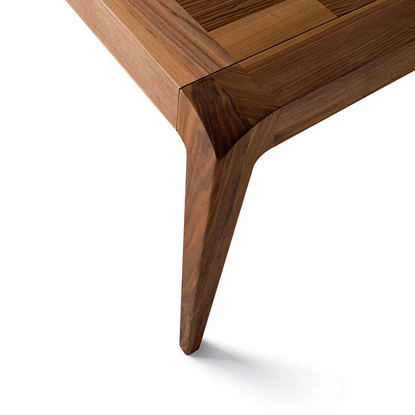Table à manger carrée extensible en bois massif SENTIERO B 151 DALE usine DALE de l'Italie. Foto №3