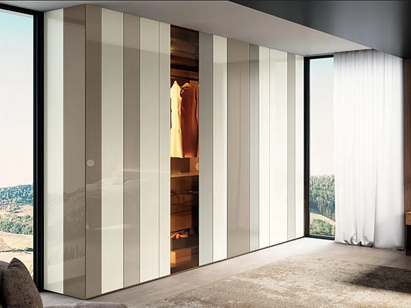 Armoire en verre modulable LAGO N O W 2741 2741 usine LAGO de l'Italie. Foto №1
