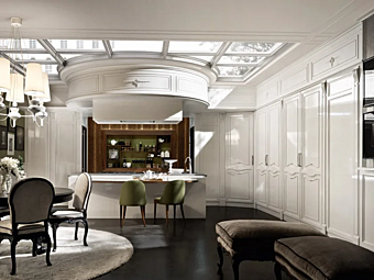 Cuisine avec îlot Idea Loft New York Martini Interiors usine MARTINI INTERIORS de l'Italie