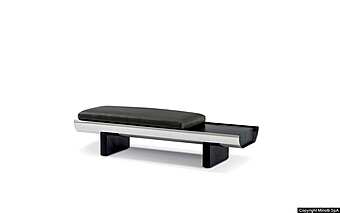 Banquette Minotti Pilotis Bench  usine Minotti de l'Italie