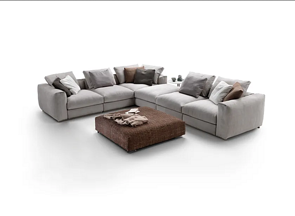 Canapé d'angle en tissu FLEXFORM collection Asolo usine FLEXFORM de l'Italie. Foto №4