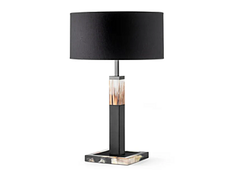 Lampe de table en cuir avec inserts en corne ARCAHORN Alma 2312 2312