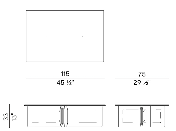 Table basse en bois et verre Potocco Shape 954 954/TBR1, 954/TBR2 usine POTOCCO de l'Italie. Foto №7