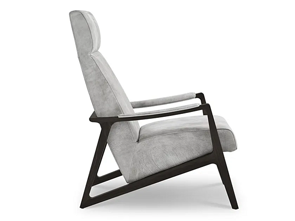 Fauteuil en cuir avec accoudoirs I 4 Mariani Barley usine i 4 Mariani de l'Italie. Foto №4