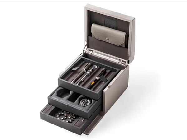 Boîte à bijoux en cuir GIORGETTI Passion Box GA468G, GA469G, GA470G, GA471G usine GIORGETTI de l'Italie. Foto №5