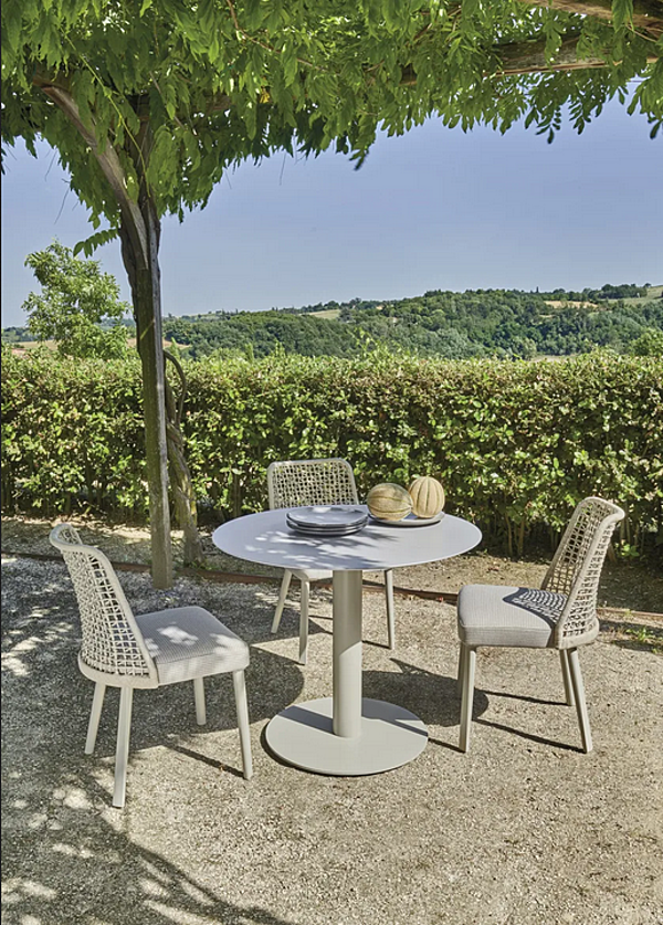 Chaise de jardin en aluminium laqué EMMA VARASCHIN 23604 usine VARASCHIN de l'Italie. Foto №11