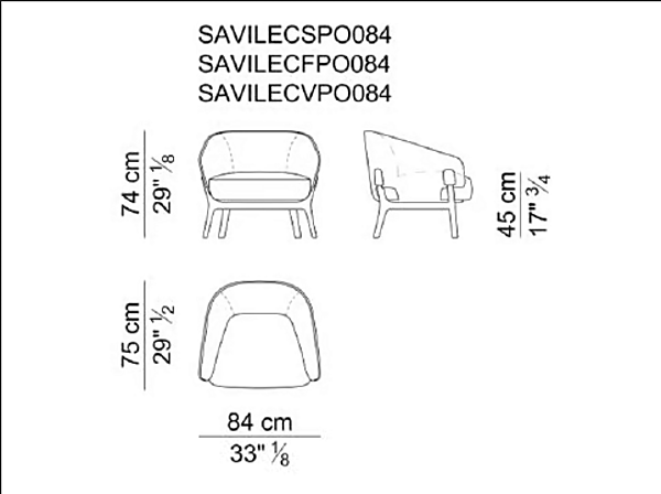 Fauteuil en tissu et cuir avec accoudoirs Savile Row I 4 Mariani usine i 4 Mariani de l'Italie. Foto №8