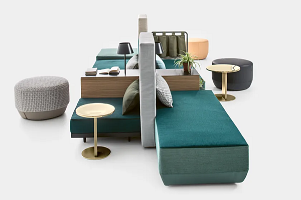 Canapé modulable en tissu Moroso Bikini Island usine Moroso de l'Italie. Foto №6