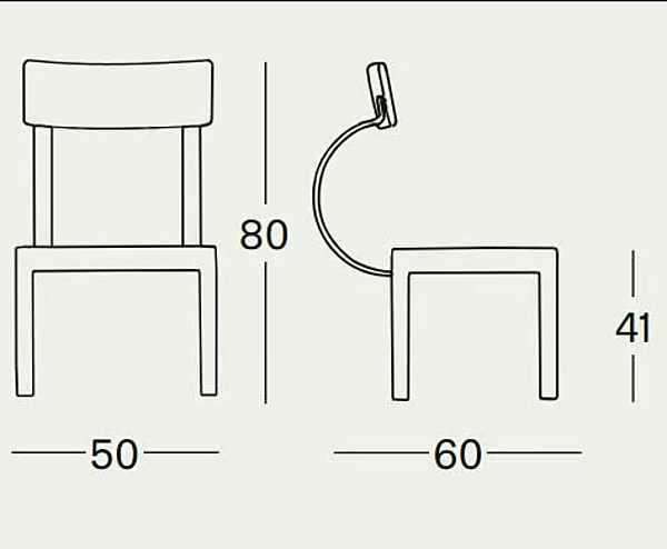 Chaise en tissu avec dossier rembourré ZANOTTA Follia usine ZANOTTA de l'Italie. Foto №3