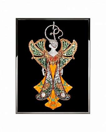 Panneau, peinture Winged Woman