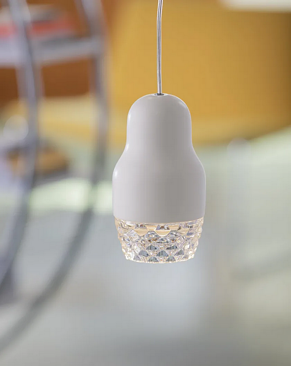 Suspension en verre et aluminium Fedora AXOLIGHT usine Axolight de l'Italie. Foto №8