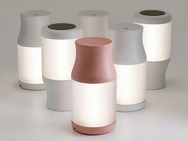 Lampe de table sans fil en ABS LED Turny Fabbian usine Fabbian de l'Italie. Foto №6