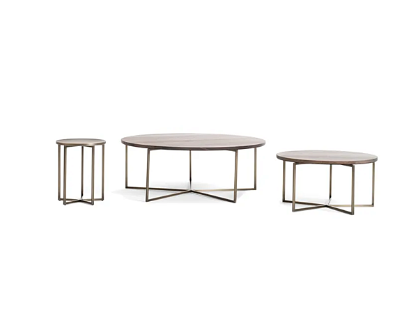 Table basse en métal et pierre Elliot Black Tie ELI70, ELI70C/P, ELI110, ELI110C/P usine Black Tie de l'Italie. Foto №3