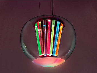 Suspension en verre soufflé LED Spectral Artemide 0341010A
