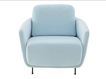 Fauteuil en tissu avec accoudoirs Okura LIGNE ROSET 17100105 usine LIGNE ROSET de l'Italie