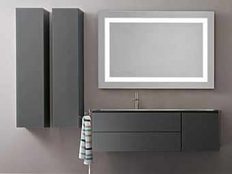 Unité de salle de bain en cristal émaillé avec porte et tiroirs ARTELINEA Monolite 18 AL 583 Unité de salle de bain en cristal émaillé avec porte et tiroirs ARTELINEA Monolite 18 AL 583 usine ARTELINEA de l'Italie