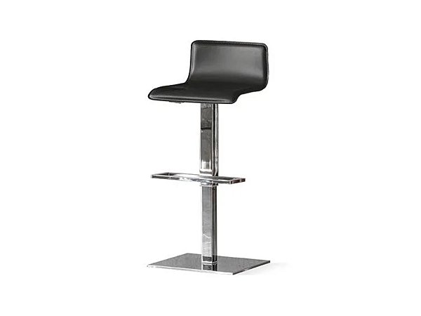 Tabouret en cuir reconstitué réglable en hauteur SEDIT CAMPUS usine SEDIT de l'Italie. Foto №1