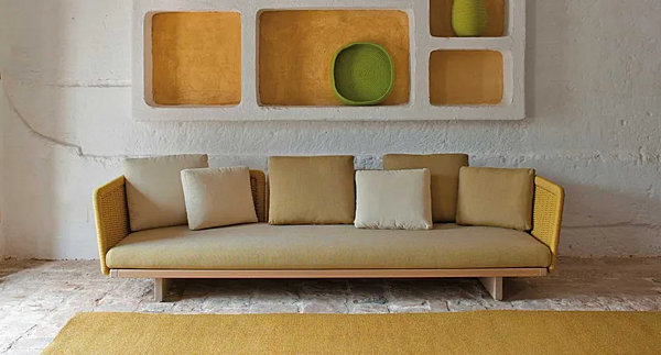Canapé 3 places en tissu Sabi Paola Lenti B39B usine PAOLA LENTI de l'Italie. Foto №9