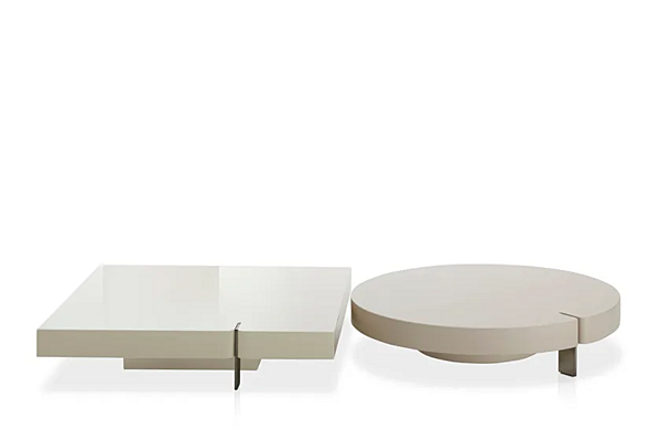 Table basse carrée en bois Butter Saba usine SABA de l'Italie. Foto №2