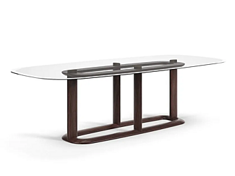 Table à manger en verre Atene FORMITALIA usine FORMITALIA de l'Italie