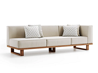 Canapé trois places en tissu Atmosphera 9 Zero 9.0.M3