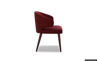 Chaise Minotti Aston “Dining” Chaise Minotti Aston “Dining” usine Minotti de l'Italie