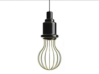 Lampe suspendue en céramique Edison Big A MARIONI 02190GA
