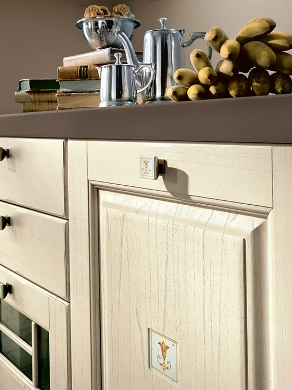 Cuisine avec poignées en bois LUBE CUCINE Laura 07 usine LUBE CUCINE de l'Italie. Foto №6