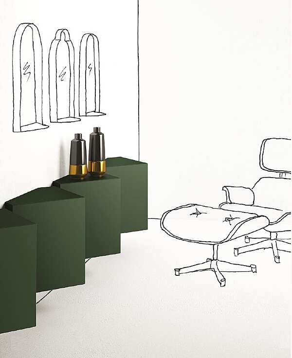 Étagère Minotti Ang usine Minotti de l'Italie. Foto №3