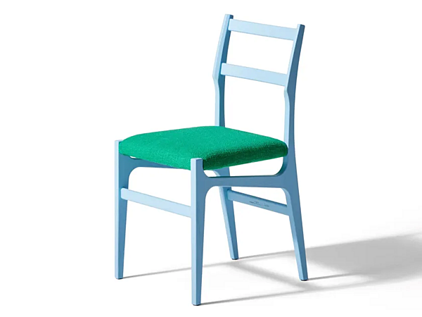 Chaise en frêne avec coussin intégré CASSINA Principi usine CASSINA de l'Italie. Foto №1